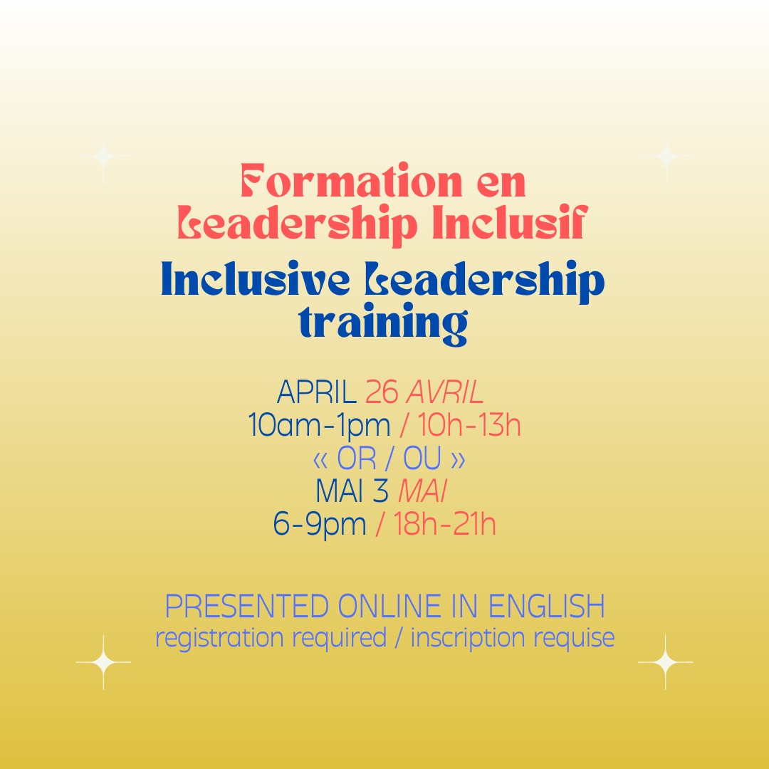 Inclusive Leadership Training 📝 ArtsLink NB