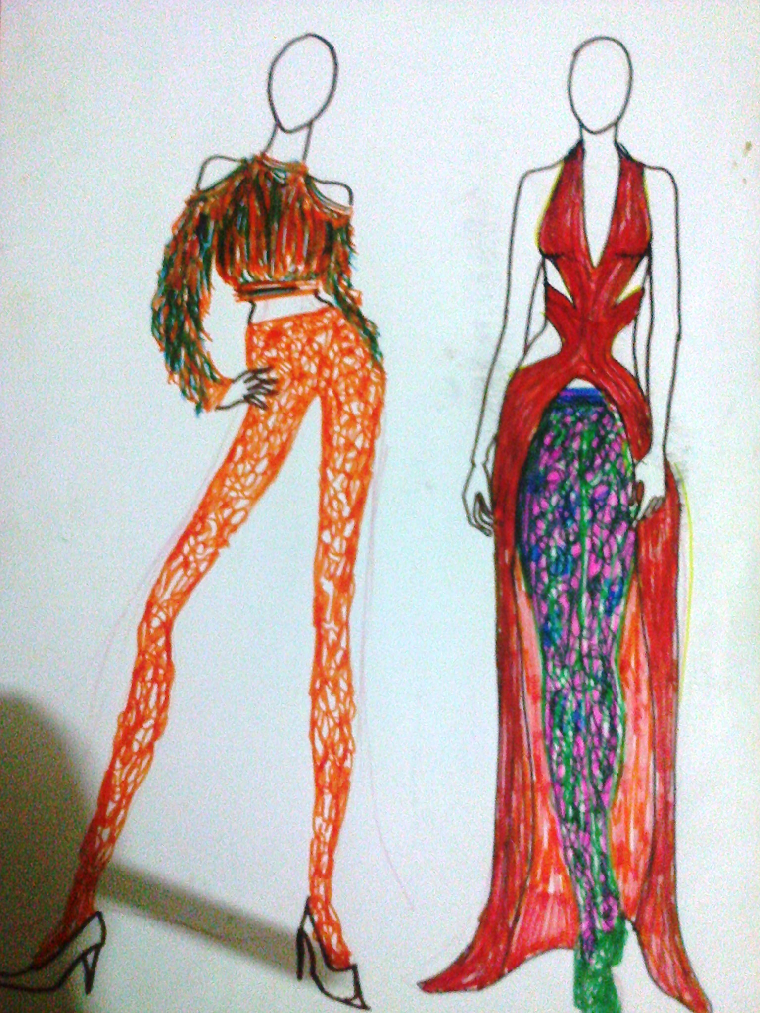 [Fashion Sketchpad] Croquis 2 Arts and Whatnots by Mymy