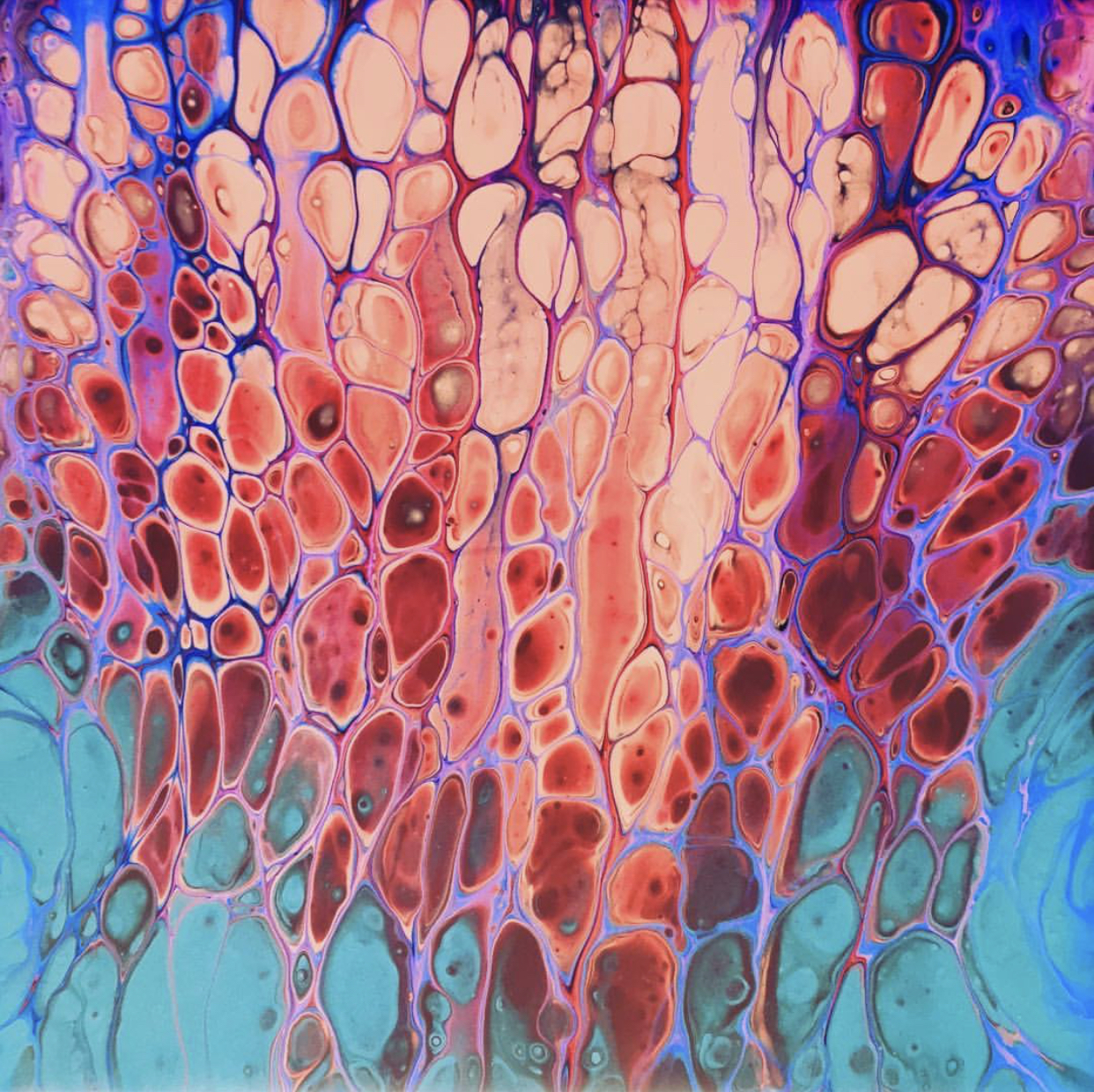 Acrylic Paint Pouring Orange Co. Arts Commission