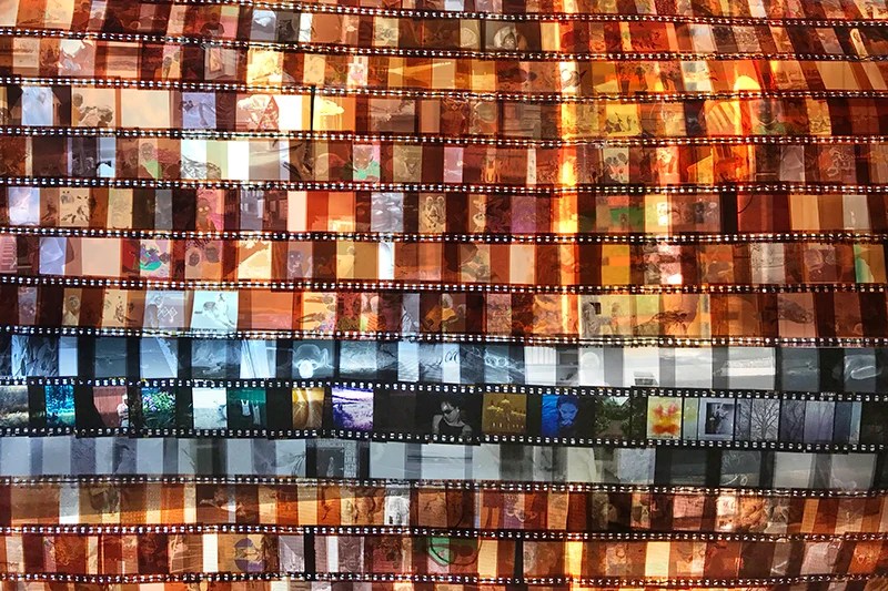 RECYCLE YOUR FILM NEGATIVES INTO A COMMUNITY COLLABORATIVE ART PIECE