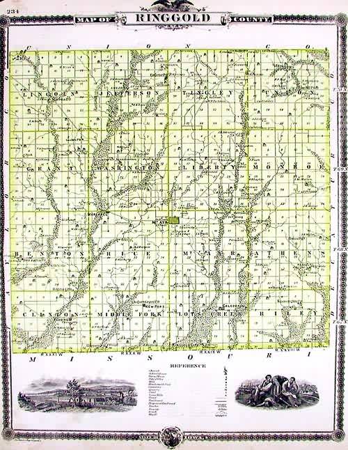 Map of Ringgold County Art Source International