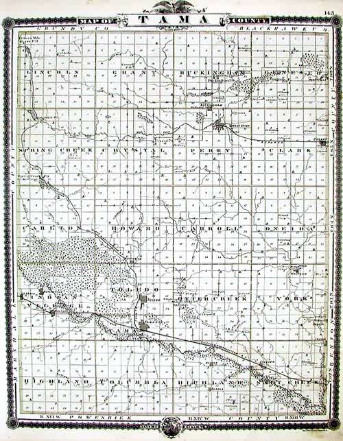 Map of Tama County Art Source International