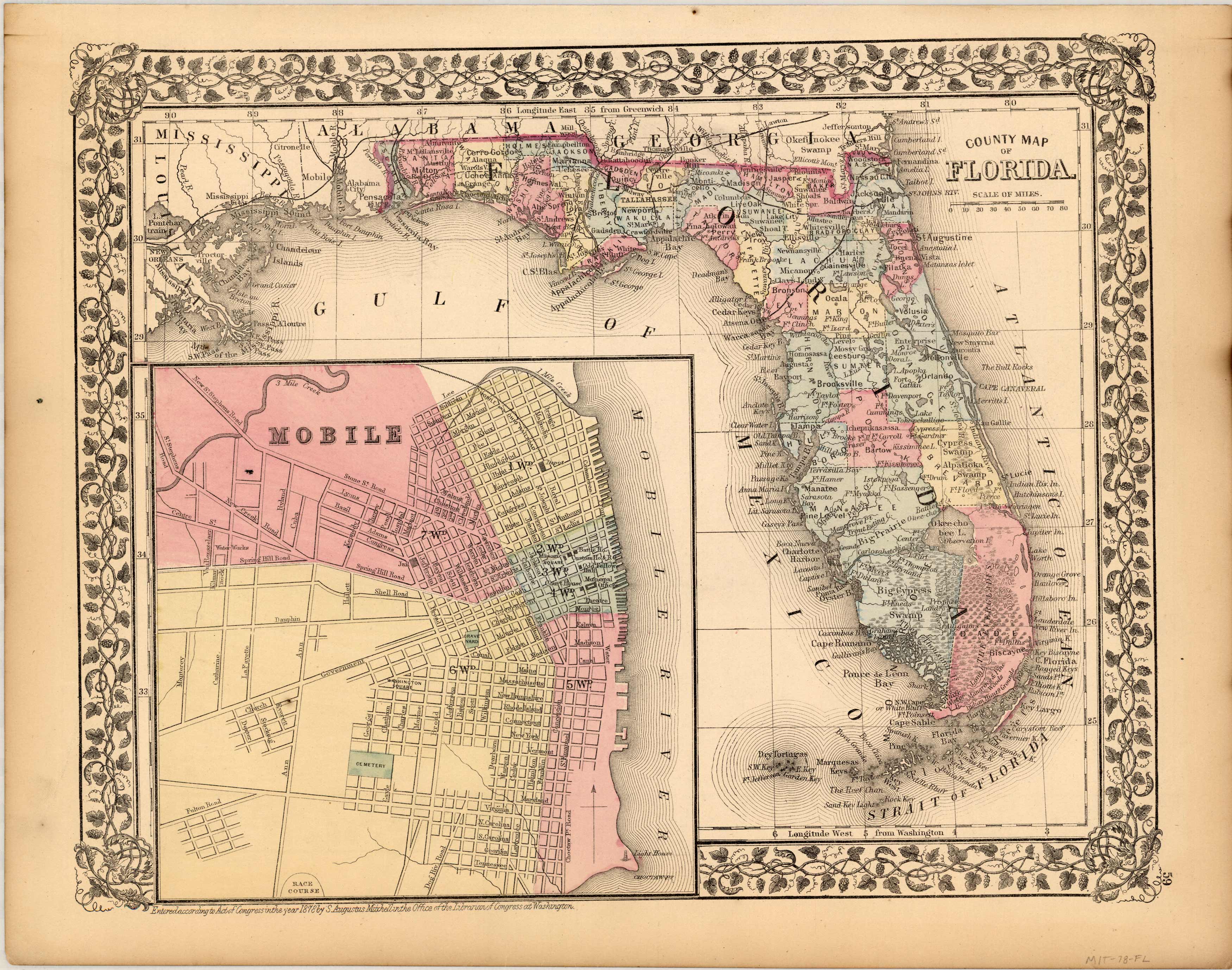 State and County Maps of Florida MapofUS.org