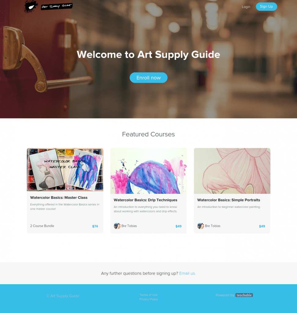 Online Courses! • Art Supply Guide