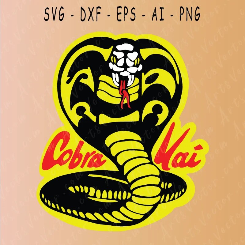 Cobra Kai Cobrakai snake logo Karate Kid Digital Download eps pdf png