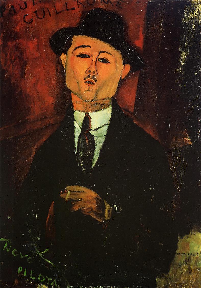 Amedeo Modigliani, picture Paul Guillaume, Novo Pilota 1915