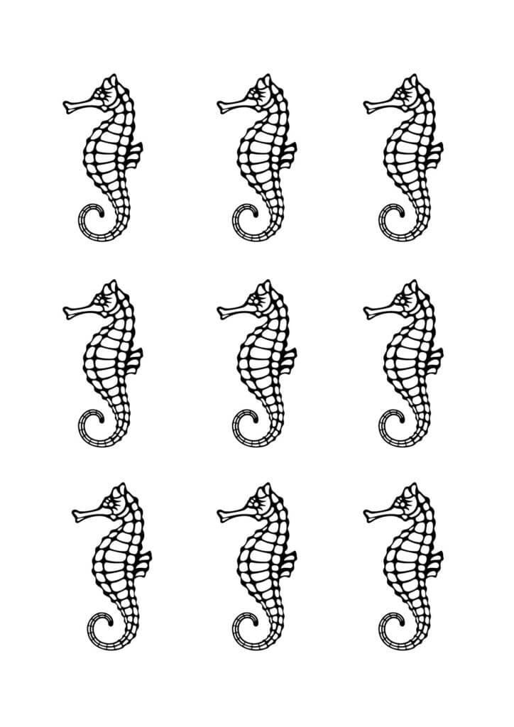 Looking For a Magical Seahorse Template? 9 FREE Seahorse Printables for Looking For a Magical Seahorse Template? 9 FREE Seahorse Printables for
