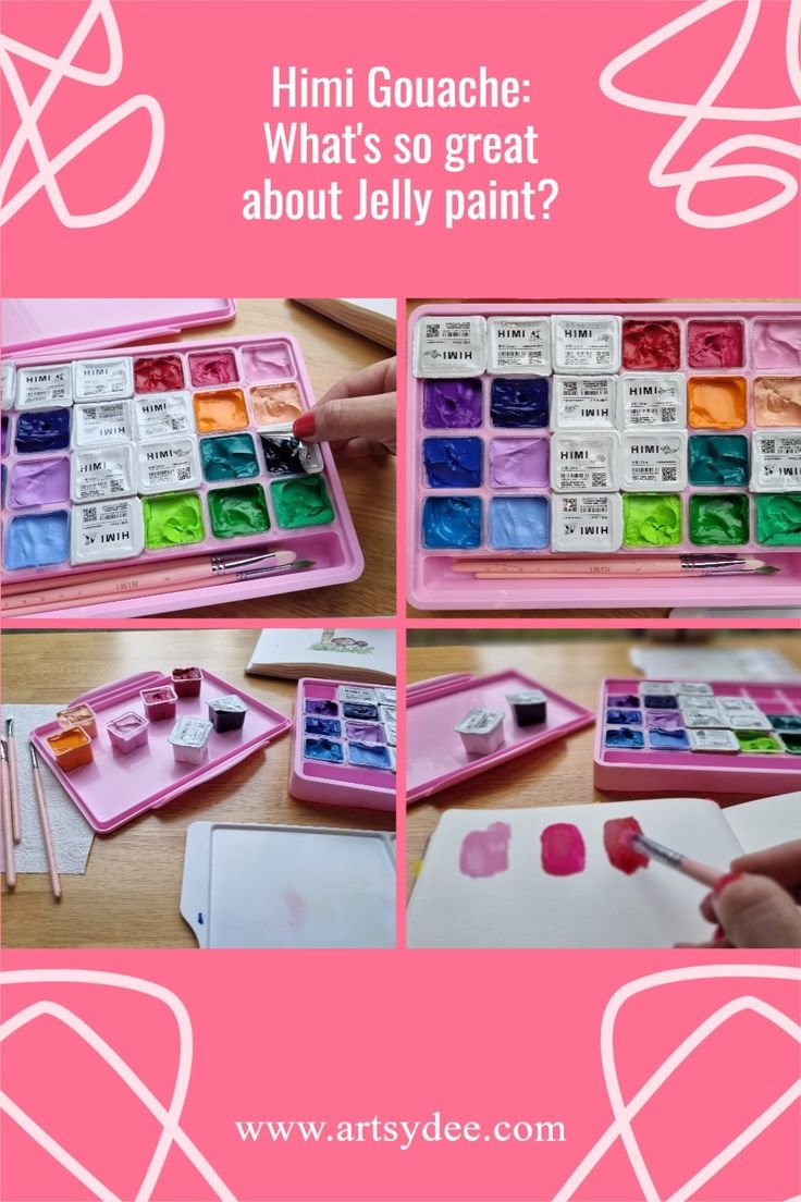 Himi Gouache Paint Set Review 2022. What is so great about Jelly Paint
