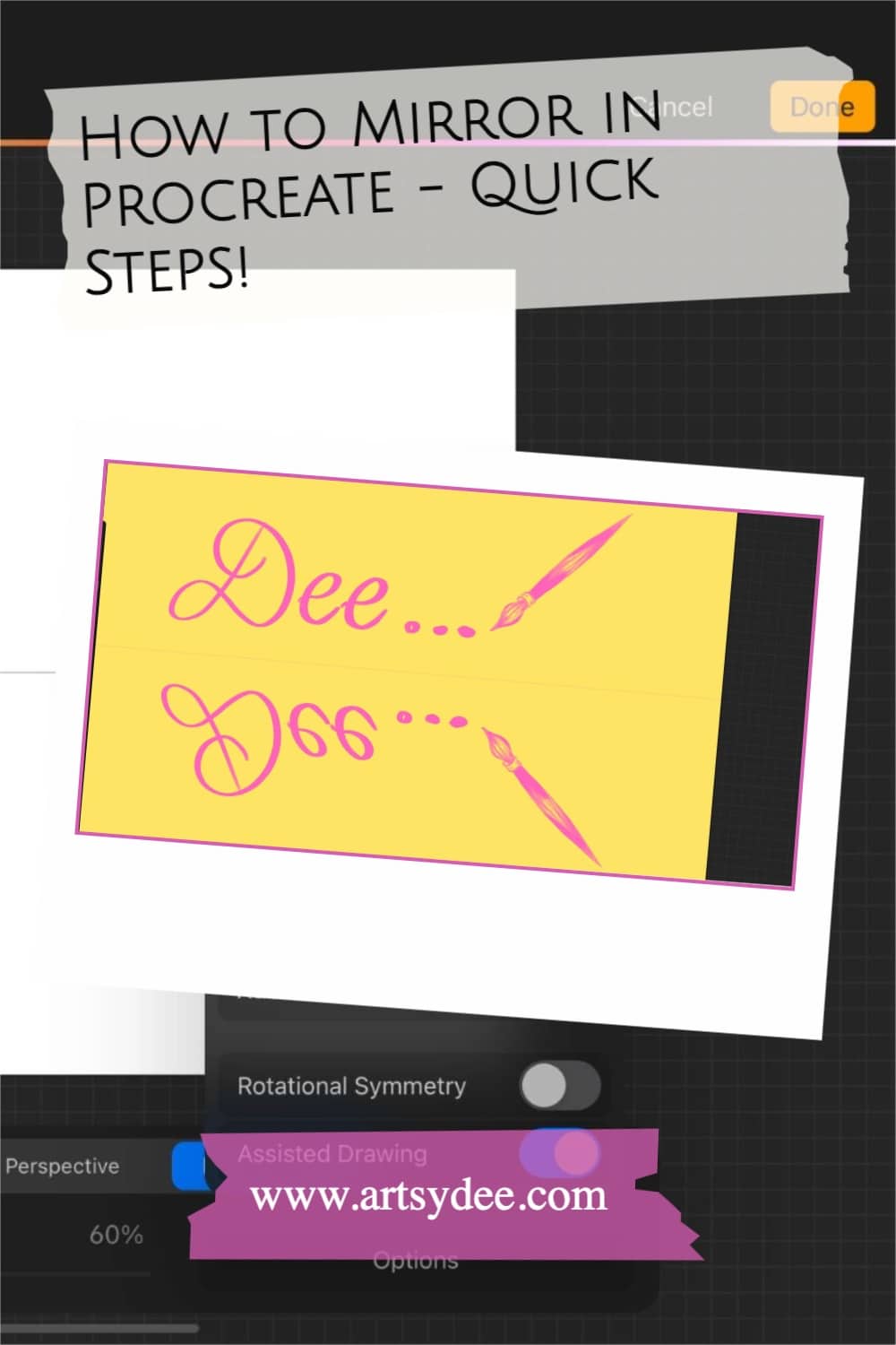 How to Mirror in Procreate 2 Easy Methods to Follow (2023) Artsydee
