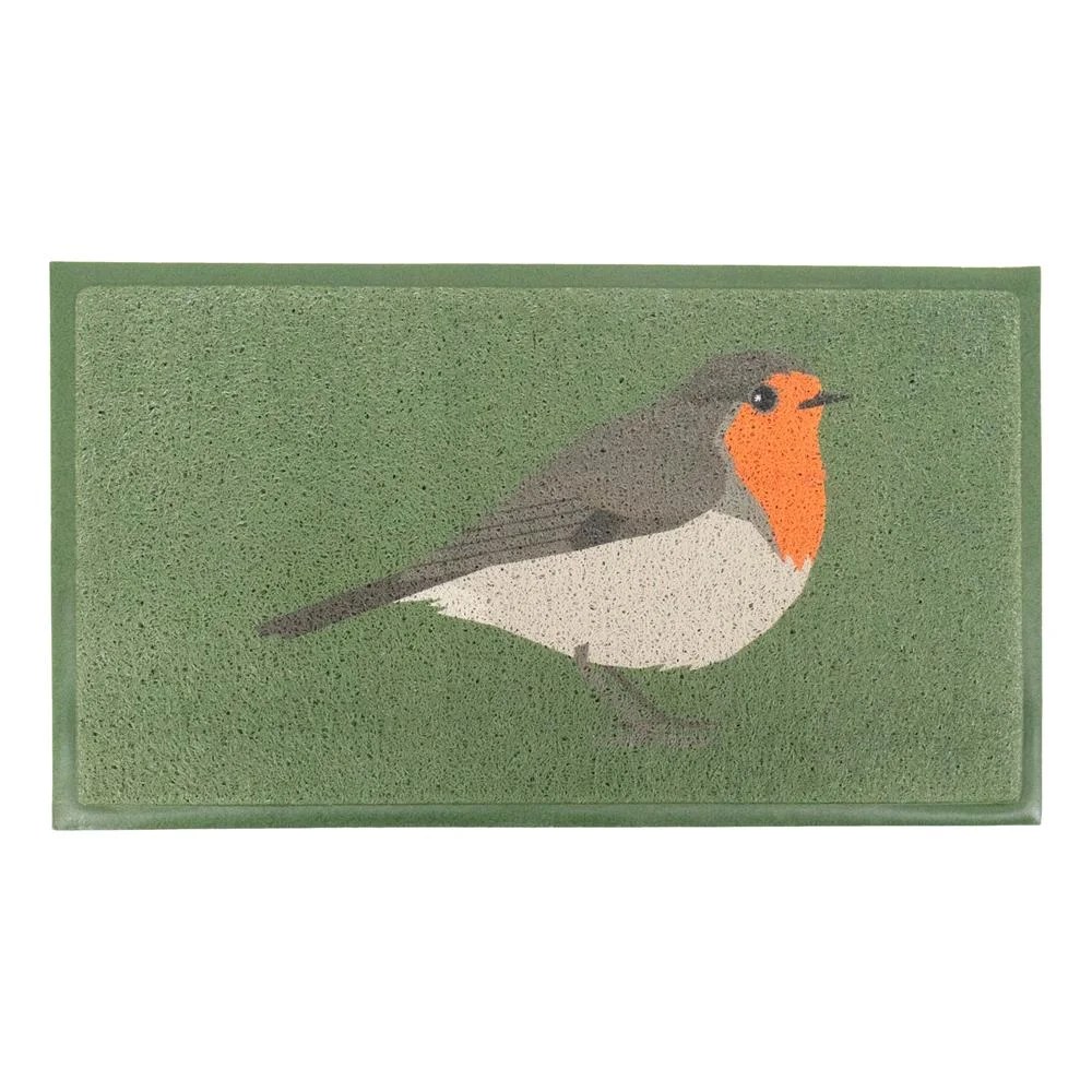 Green Robin Doormat (70 x 40cm) Artsy Mats