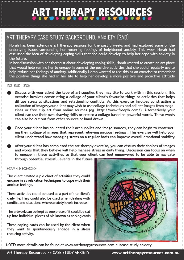 Case Study Using Art Therapy for a Client with Anxiety