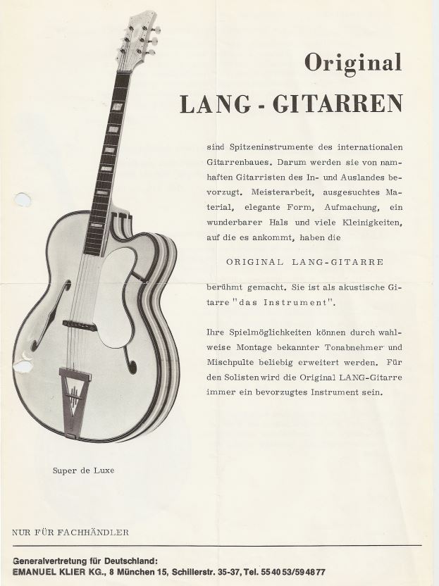 Hopf Artur Lang Gitarren