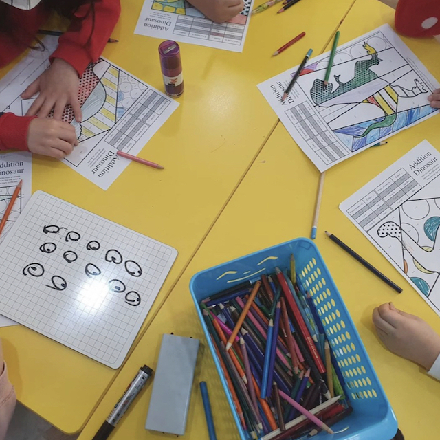 Dinosaur Math Coloring Pages Art With Jenny K.