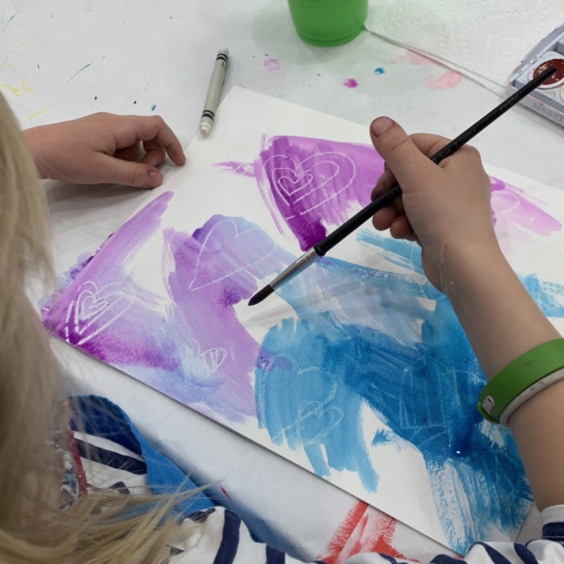 Crayon Wax Resist Art Trick Art With Jenny K.