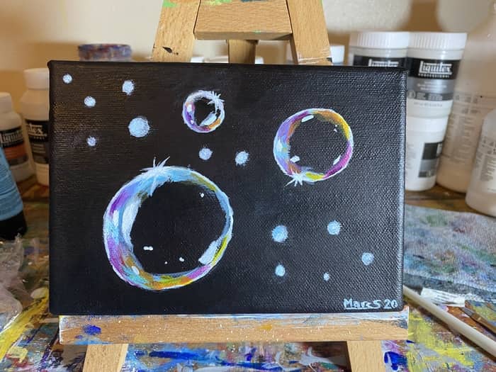 How To Paint Bubbles (An Easy Acrylic Painting Project!) Art With