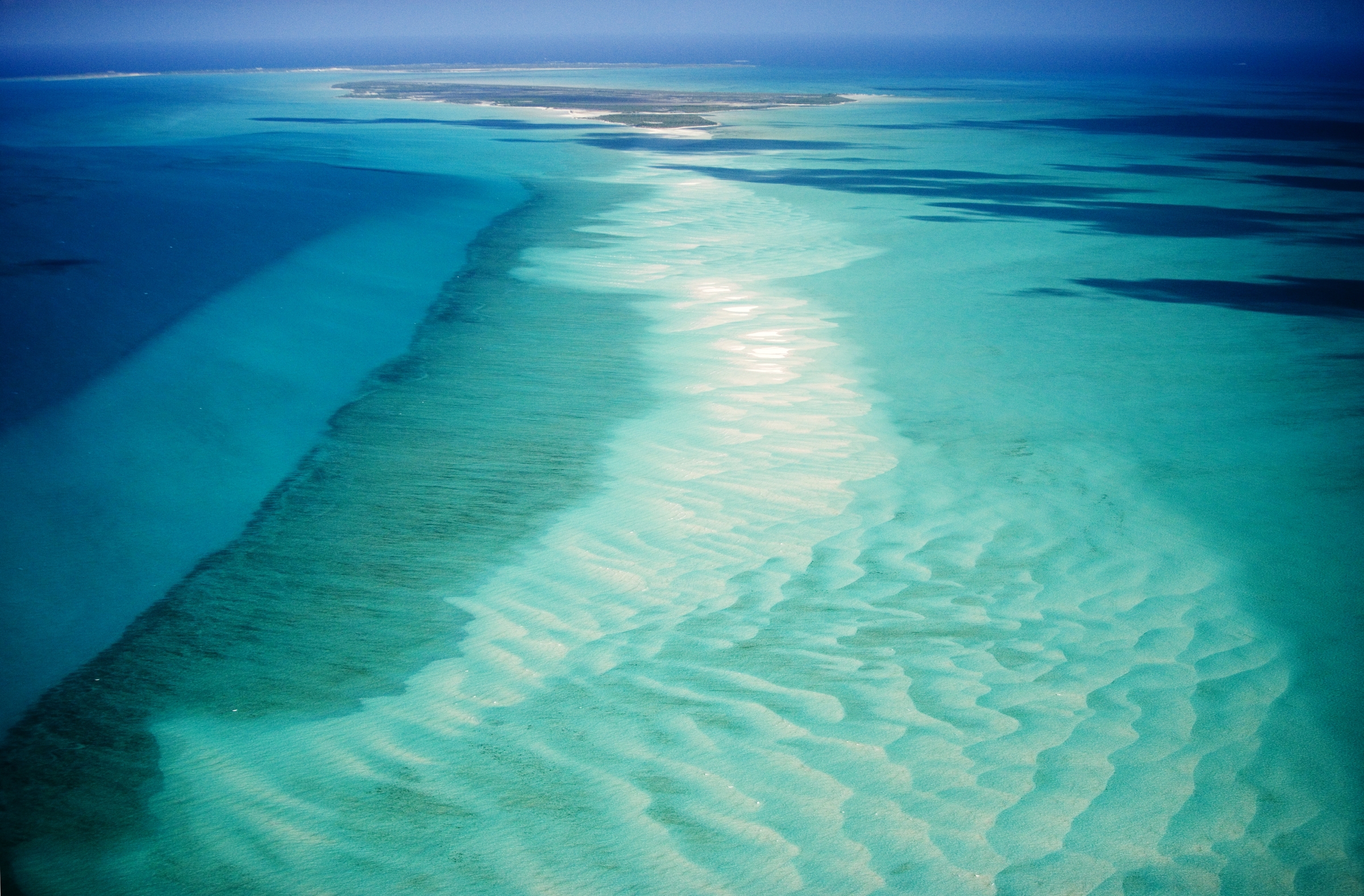 Caribbean Sand Bar Art Wolfe