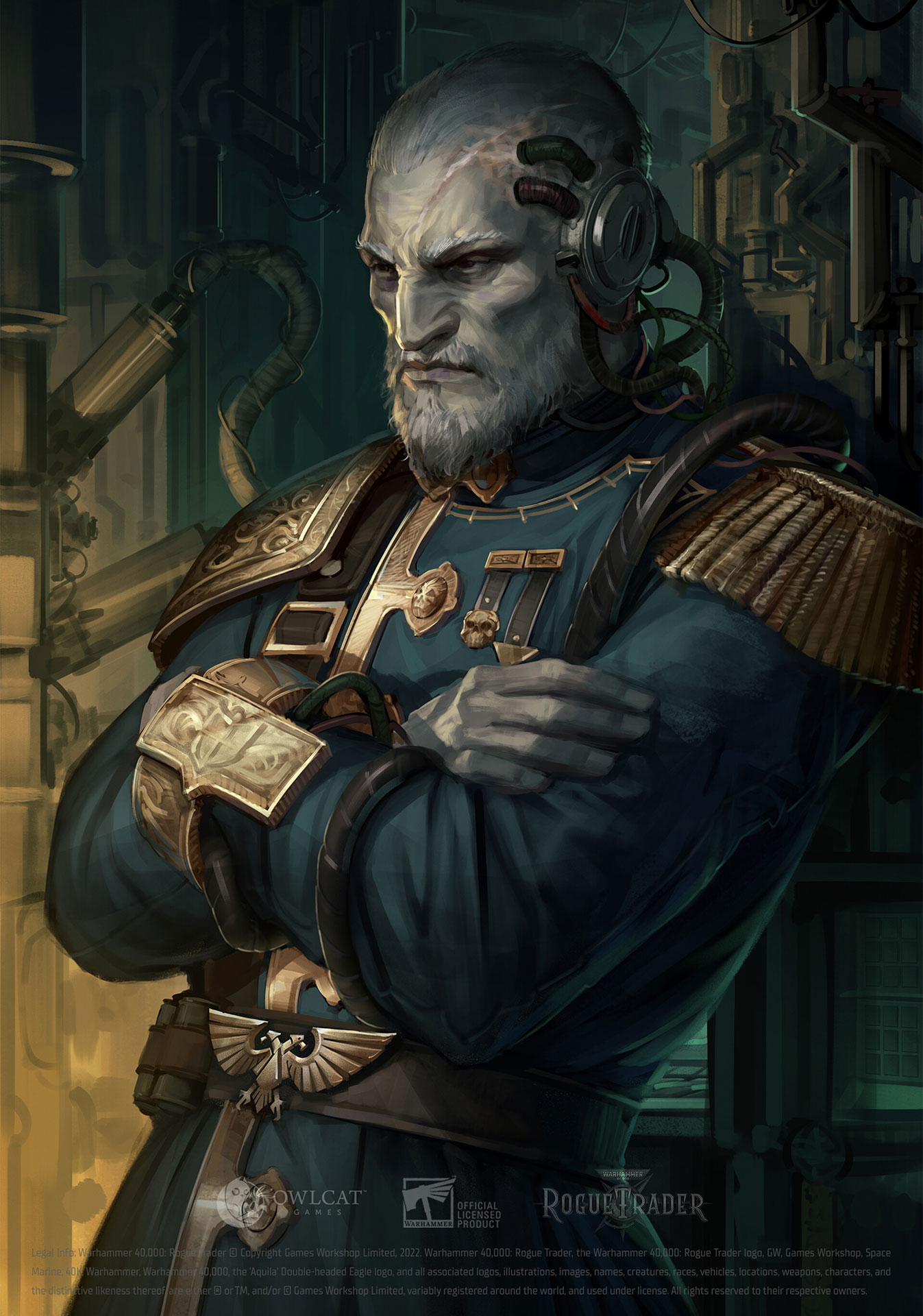 Master Helmsman Ravor Art by Maksim 40K Gallery