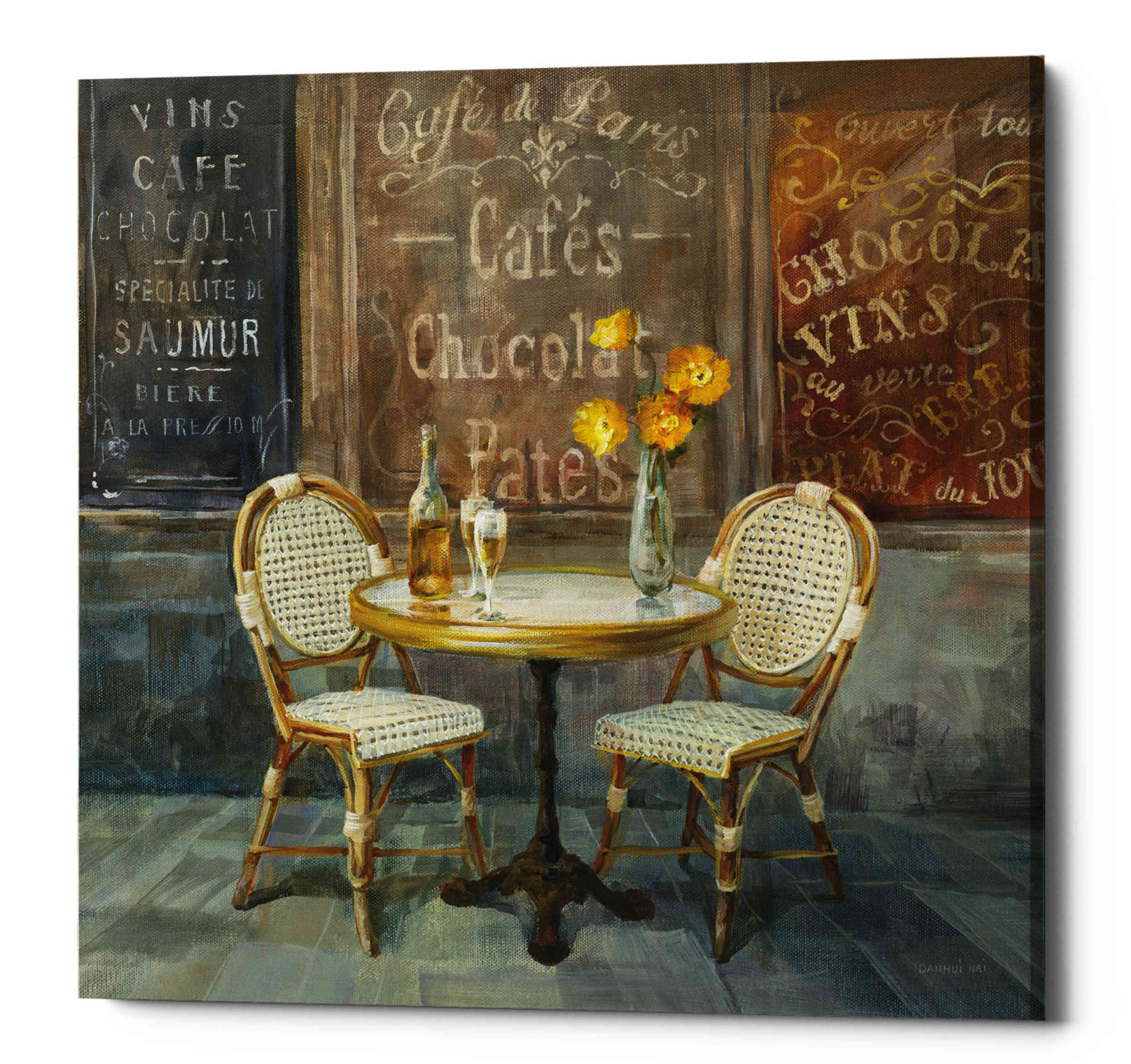 Epic Graffiti "French Cafe" by Danhui Nai, Giclee Canvas Wall Art eBay