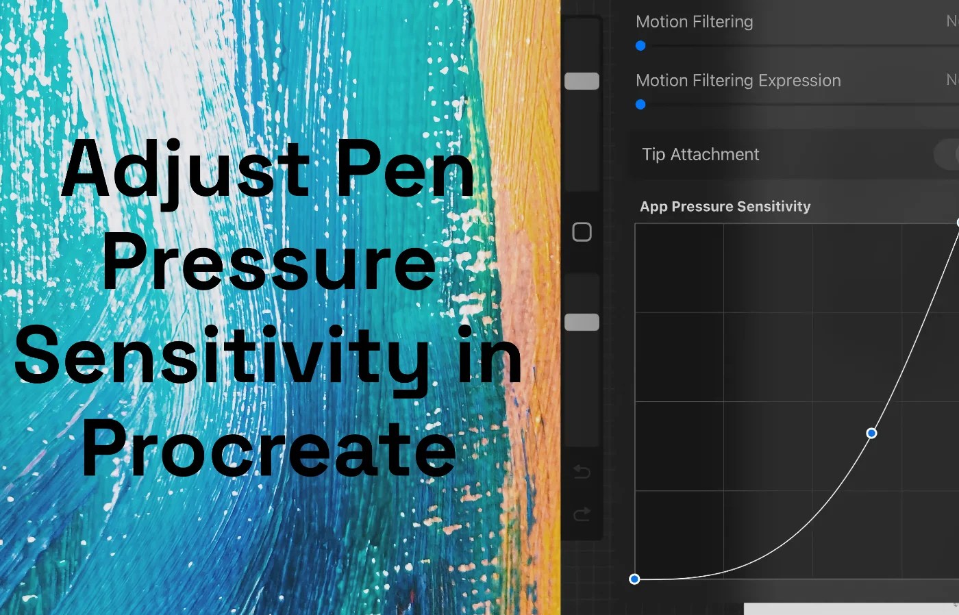 How to Adjust Pen Pressure Sensitivity in Procreate Artwork Path