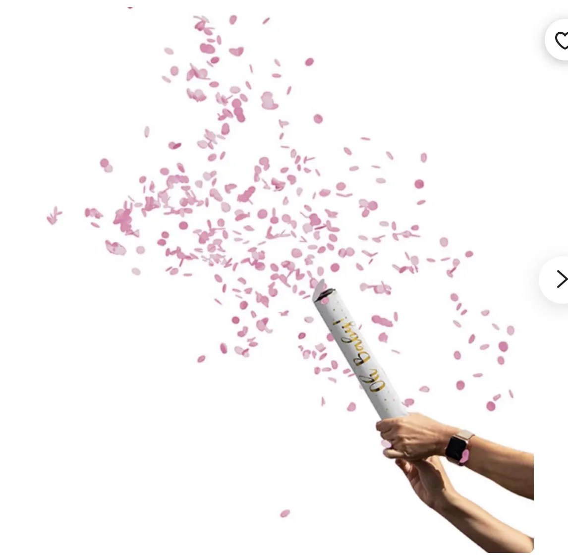 Girl Gender Reveal Confetti Cannons 2ct Party Store Miami FL Same