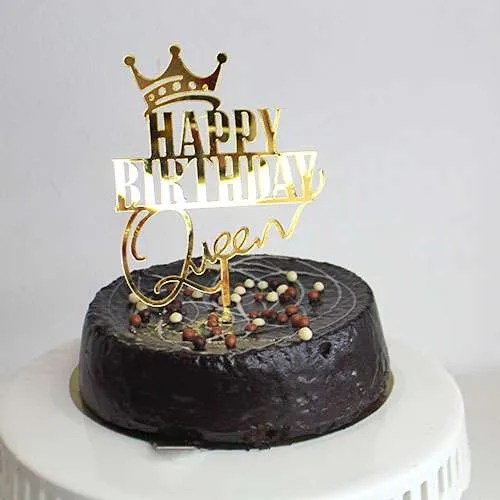 Happy Birthday Queen Cake Topper 1ct Party Store Miami FL Same Day