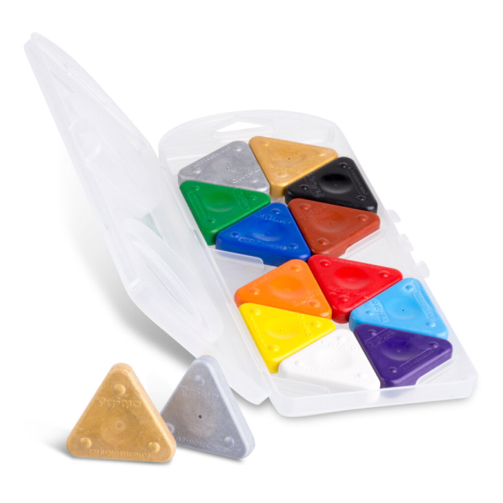 Primo Wax crayon Triangles Artzmania