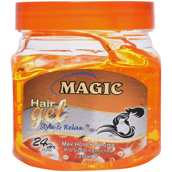 MAGIC HAIR GEL ASSORTED 250G ARU INDUSTRIES LTD