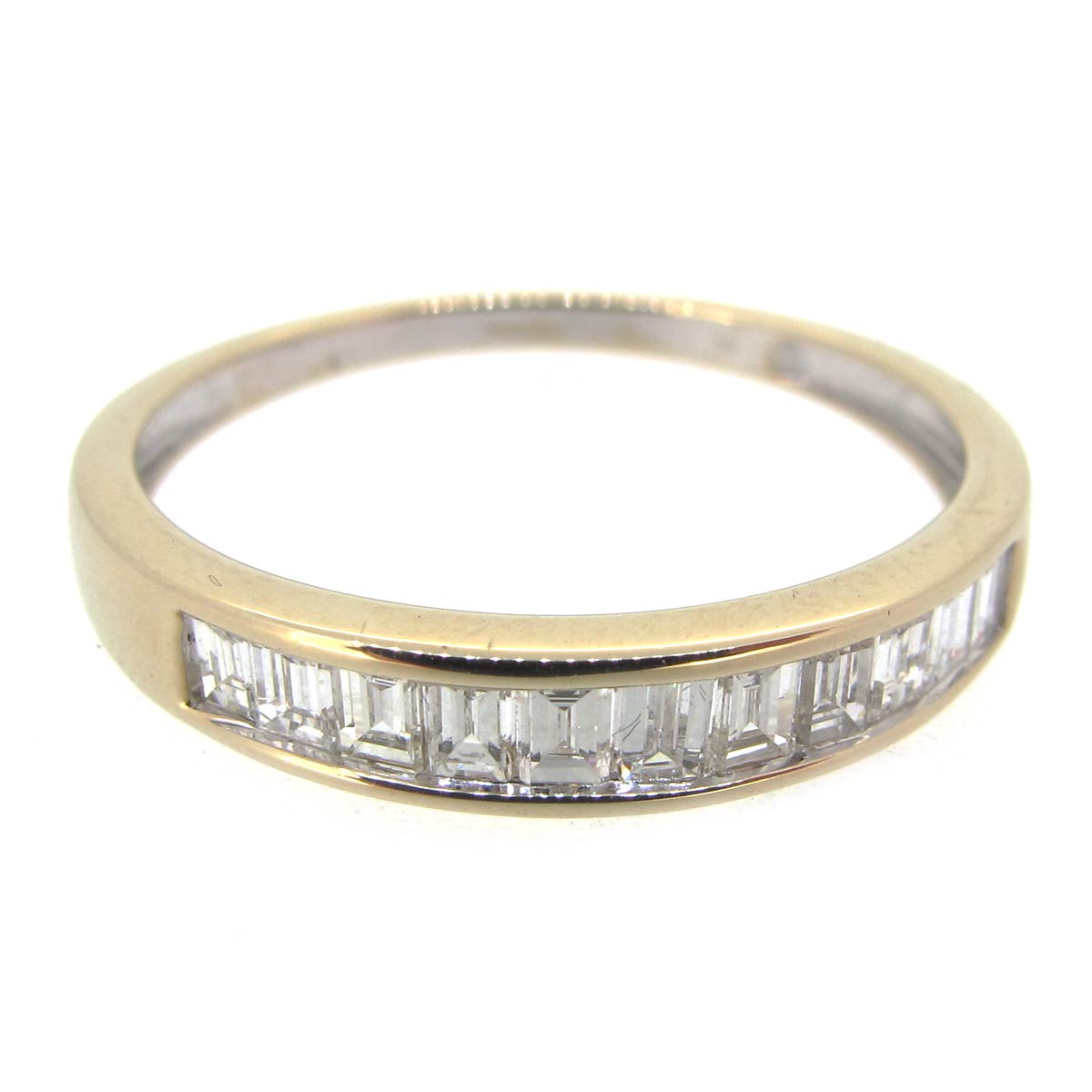 Baguette Cut Diamond Half Eternity Ring A.R. Ullmann