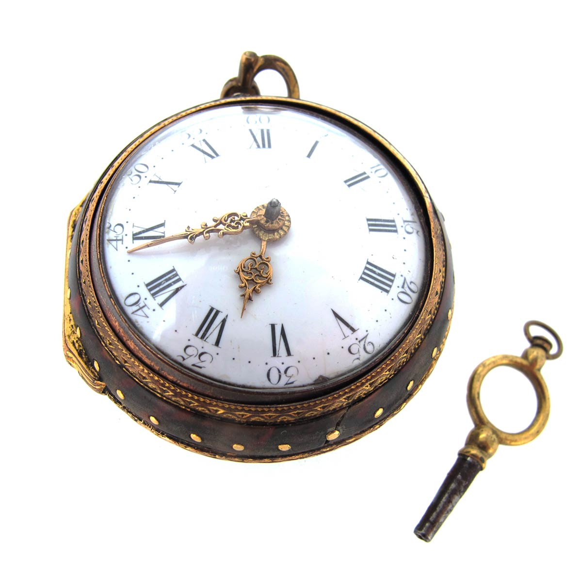 Antique Pocket Watch in Enamel Case A.R. Ullmann