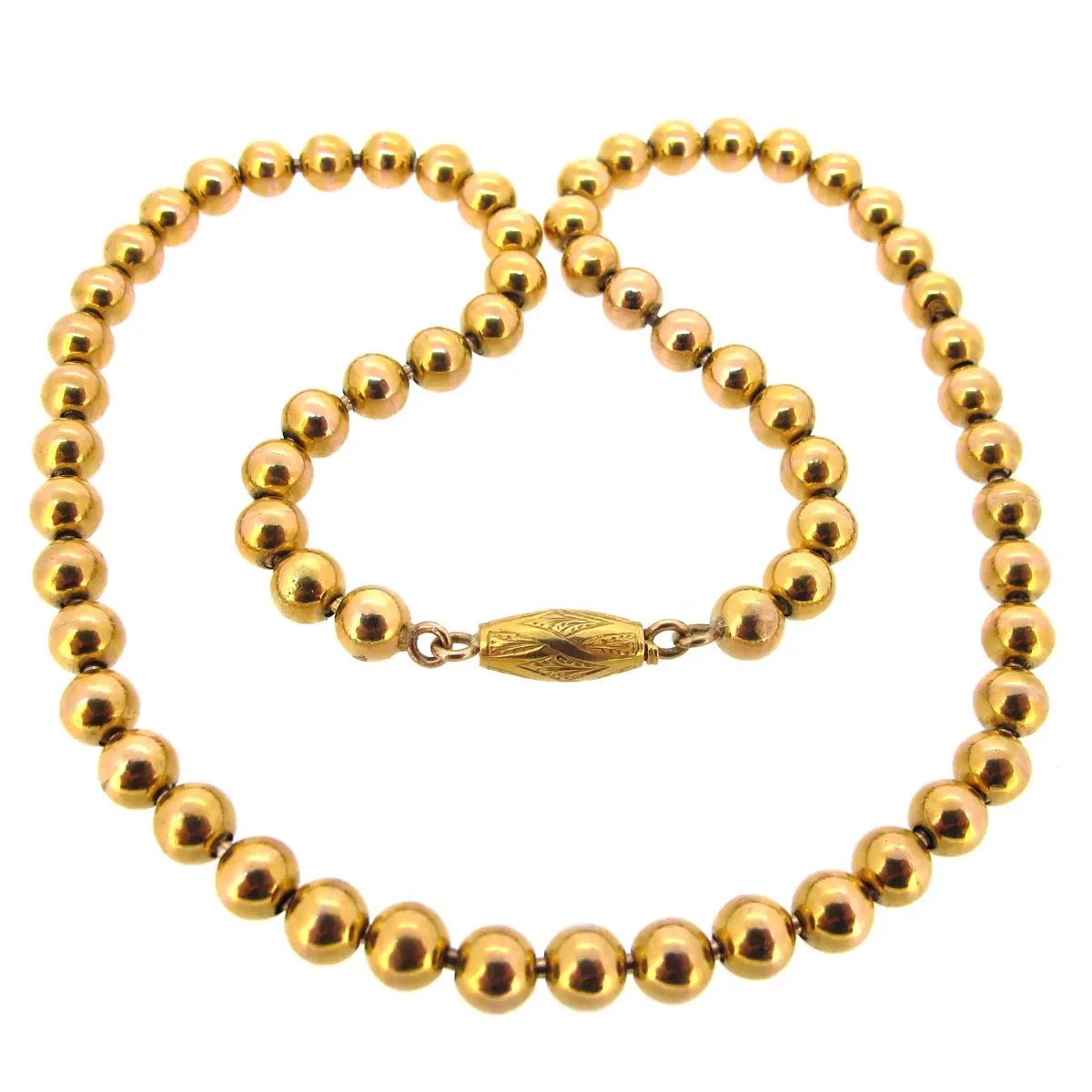 Gold Bead Necklace A.R. Ullmann