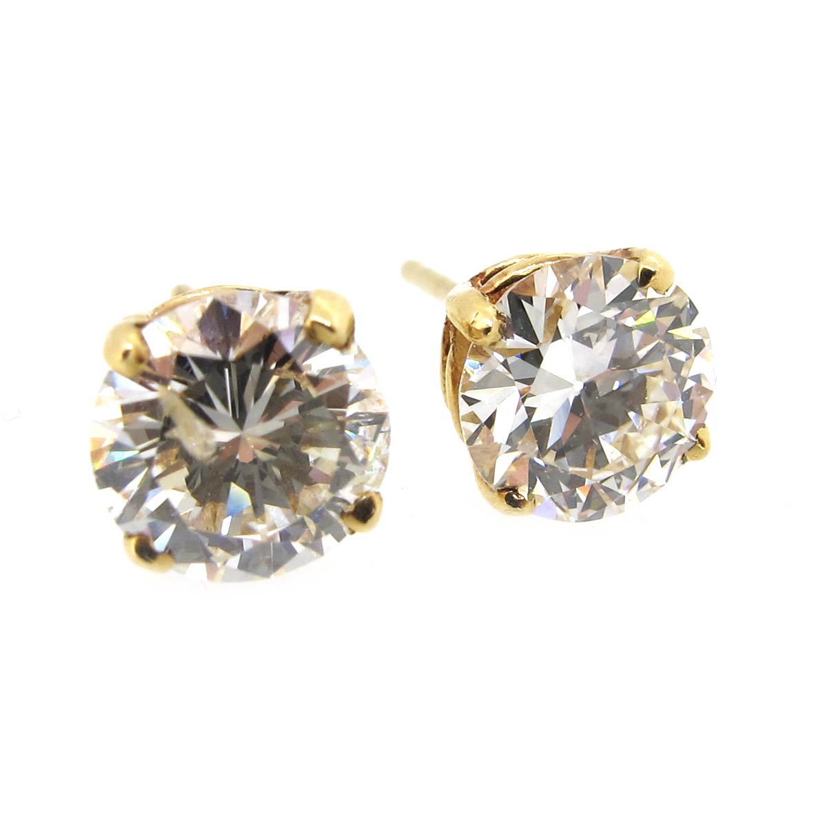 Diamond Solitaire Earrings A.R. Ullmann