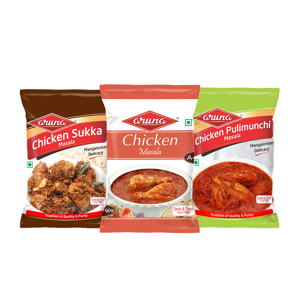 Chicken Sukka Masala Powder 80g PP, Chicken Pulimunchi Masala Powder