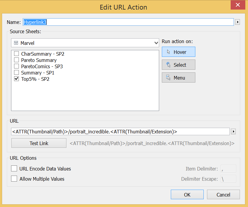 pages and URL action Tableau Arunkumar Navaneethan