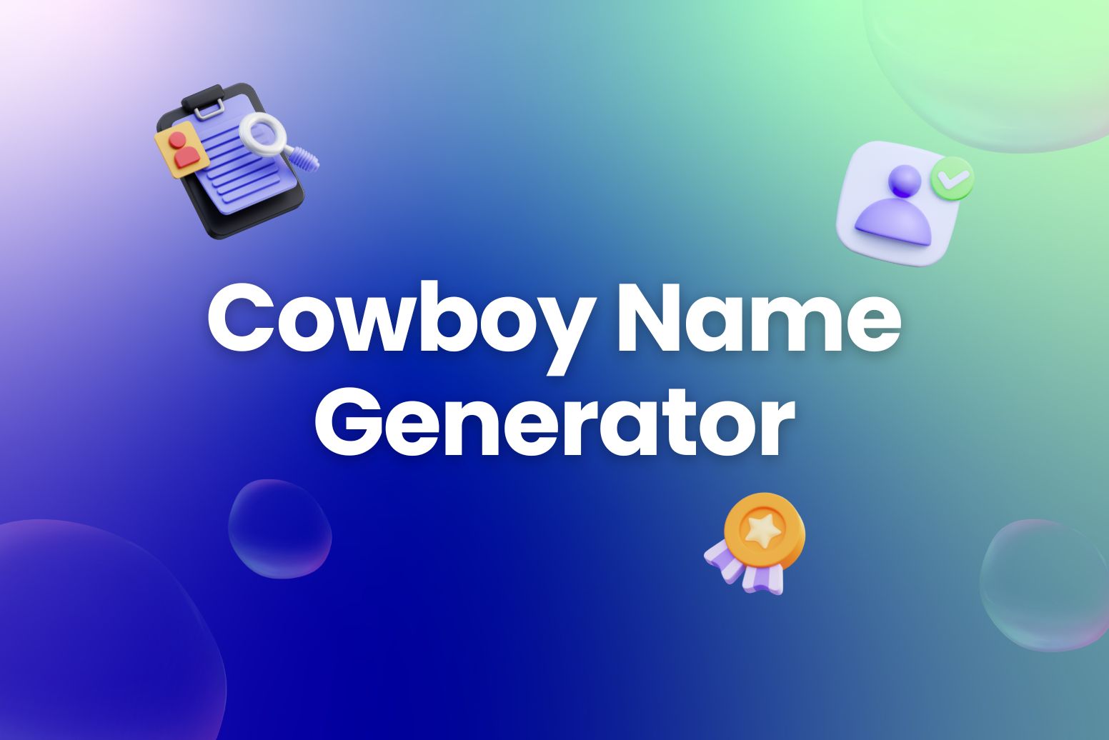 Cowboy Name Generator (Wild West Names) Arvin