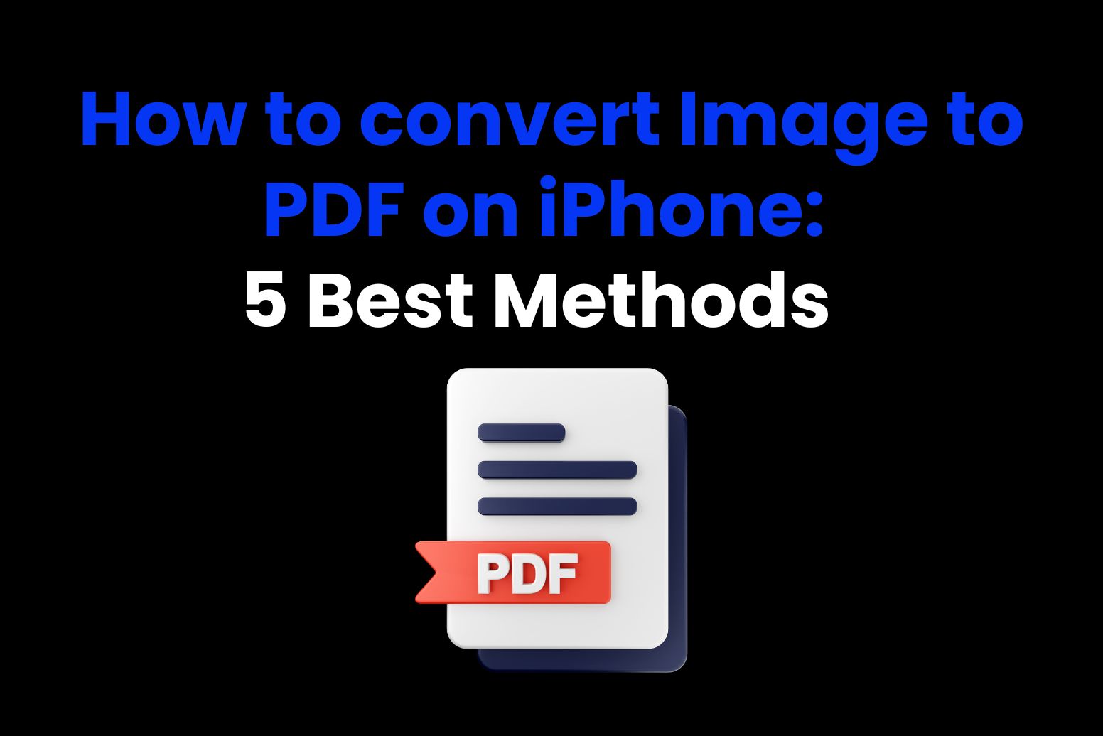 How to convert Image to PDF on iPhone 5 Best Methods Arvin