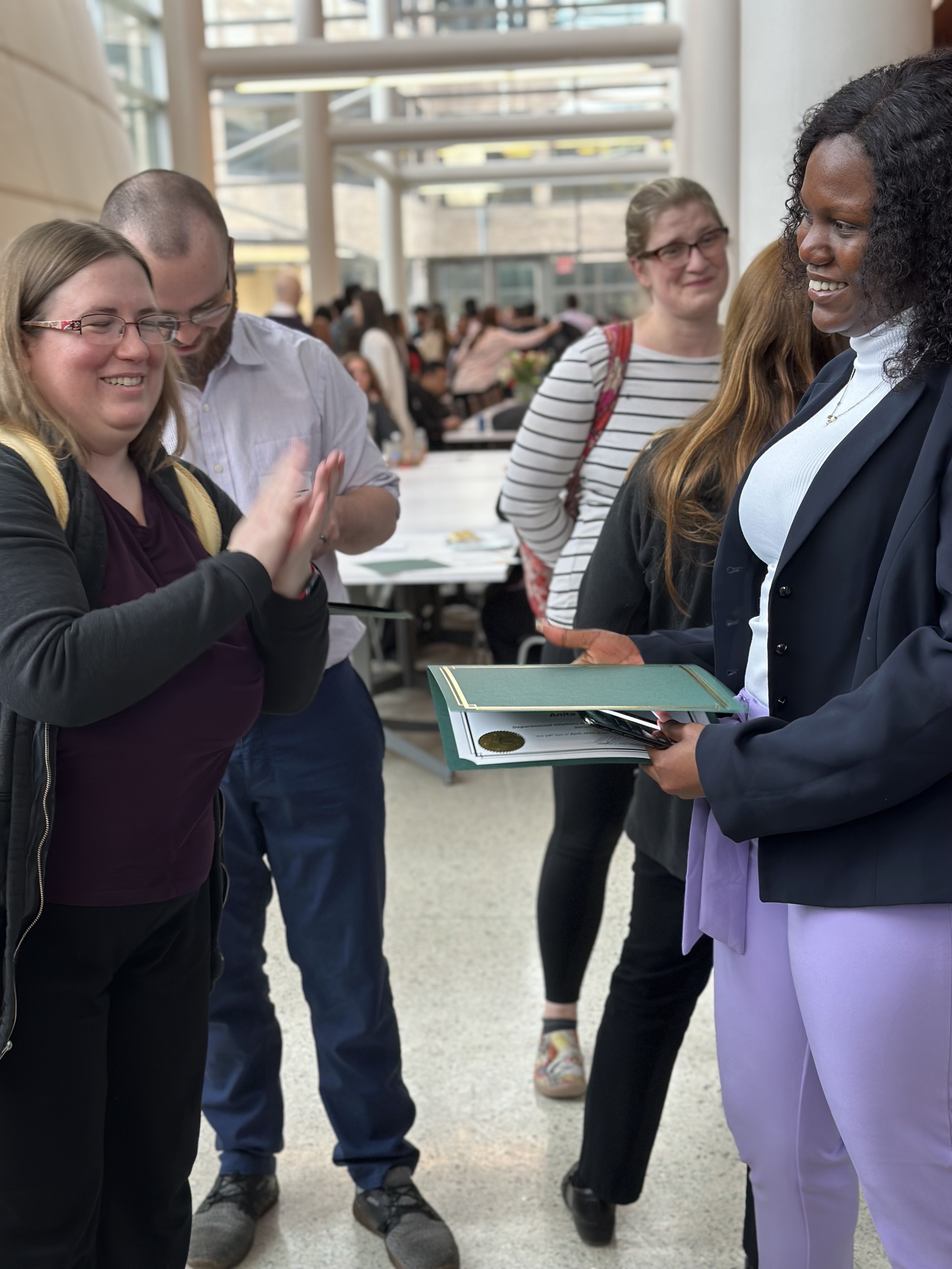 Wayne State Award Ceremonies Walker Lab