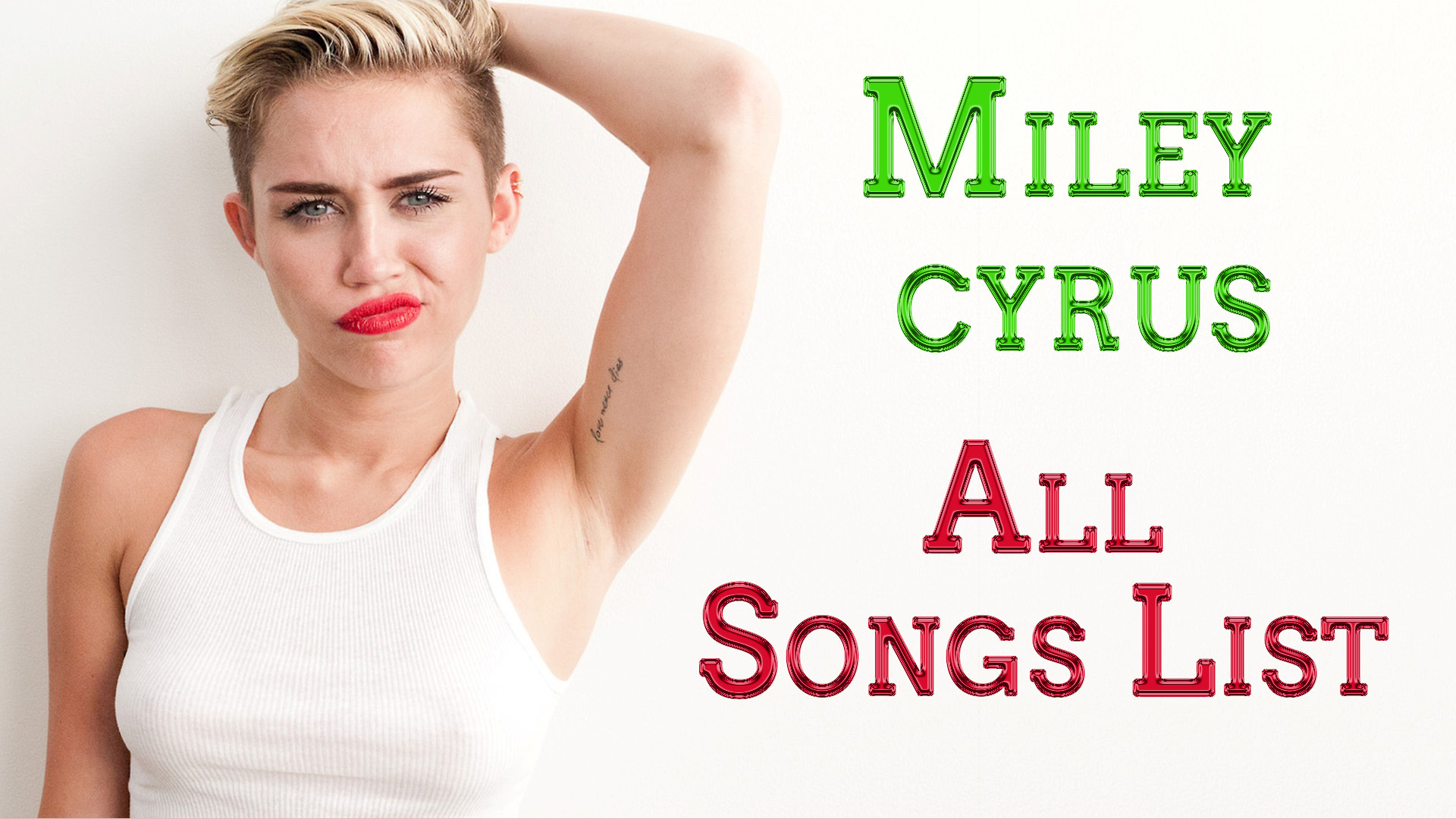 Miley cyrus All Songs Complete list 2021 check here Arya Ek Fan