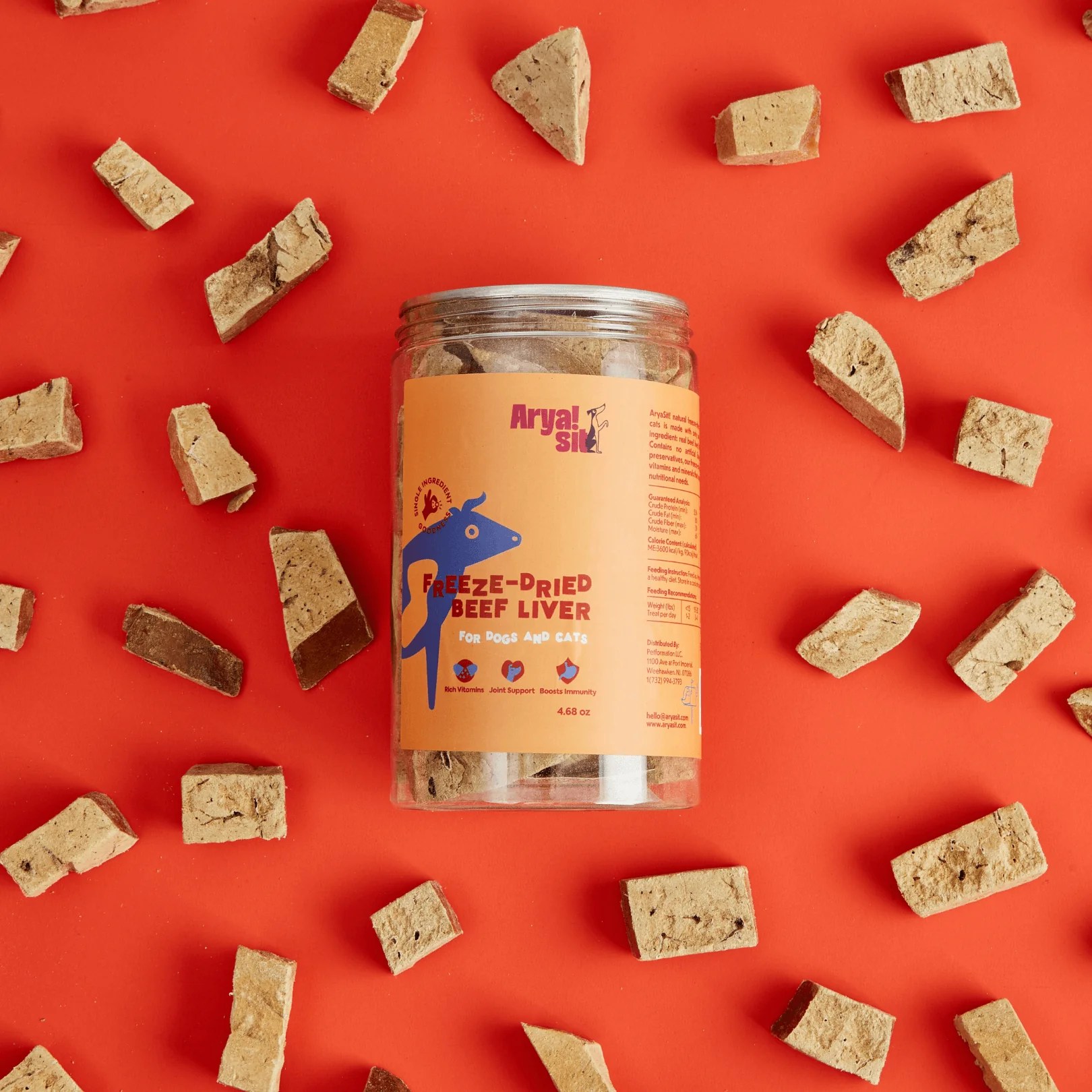 FreezeDried Beef Liver Arya Sit!