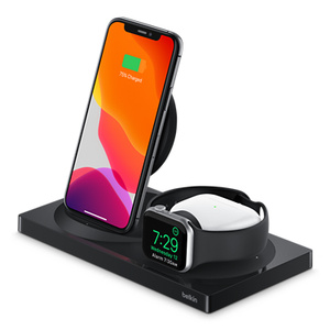 Belkin Boost↑Charge™ 3-In-1 Draadloze Oplader Voor Iphone + Apple Watch + Airpods – Zwart - Apple (Nl)
