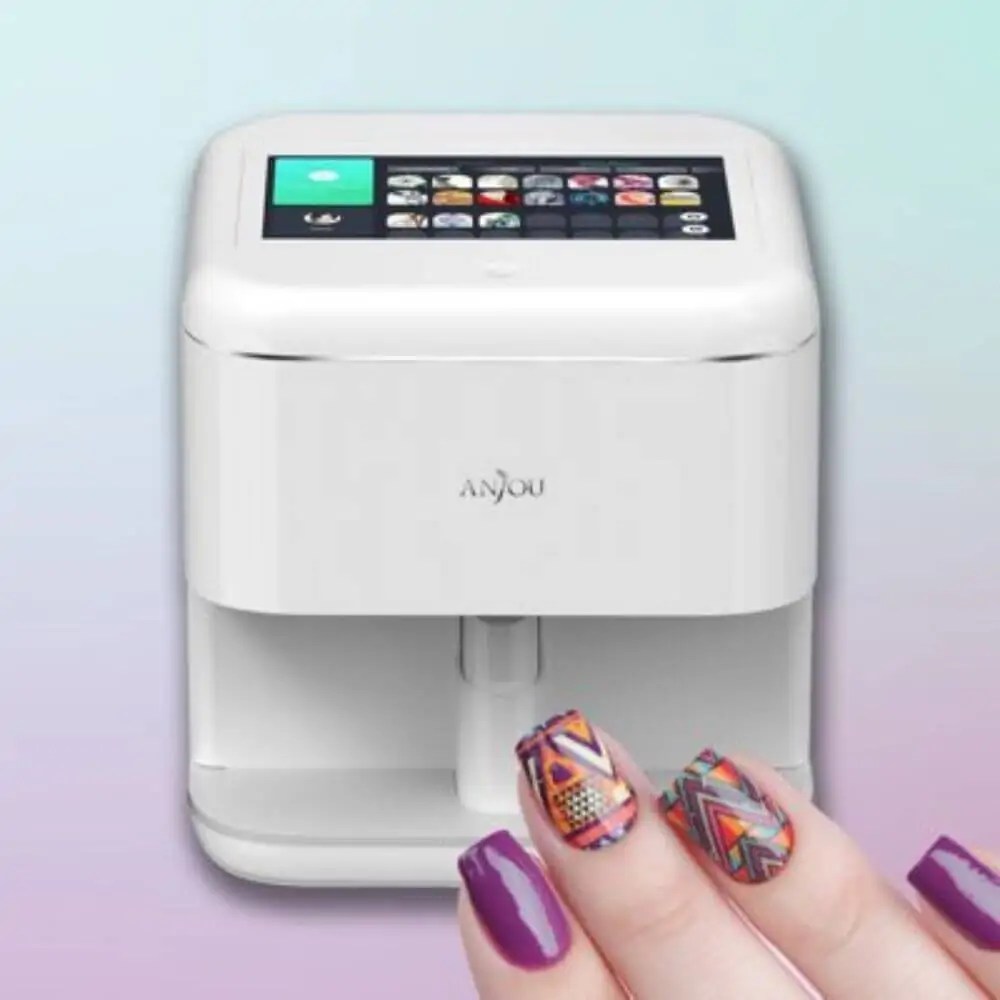 Buy Anjou Manicure 3D Nail Art Printer Machine In UAE