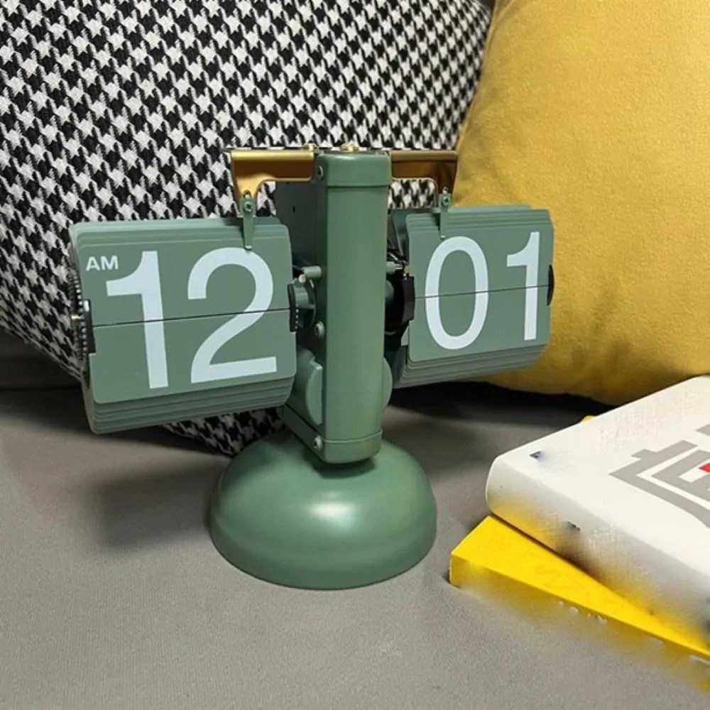 Buy Flip Desk Clock Mechanical Retro Style