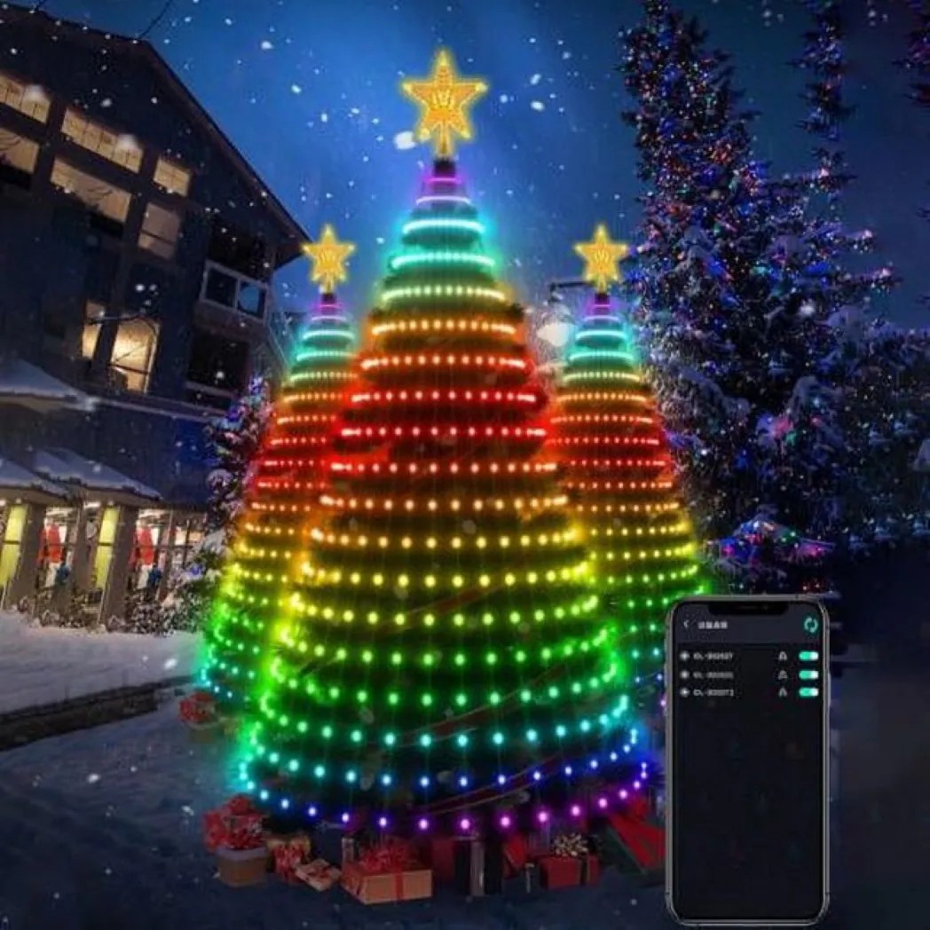 Buy Christmas Tree Lights For Decoration With Remote Control 1.8M
