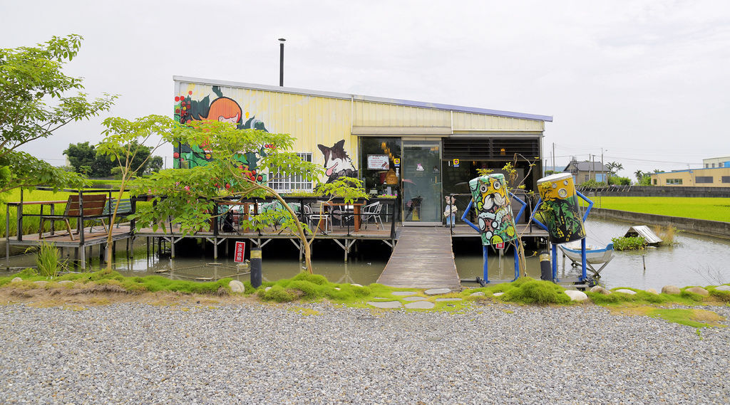 苗栗苑裡【那一間咖啡】稻田中央的特色咖啡廳