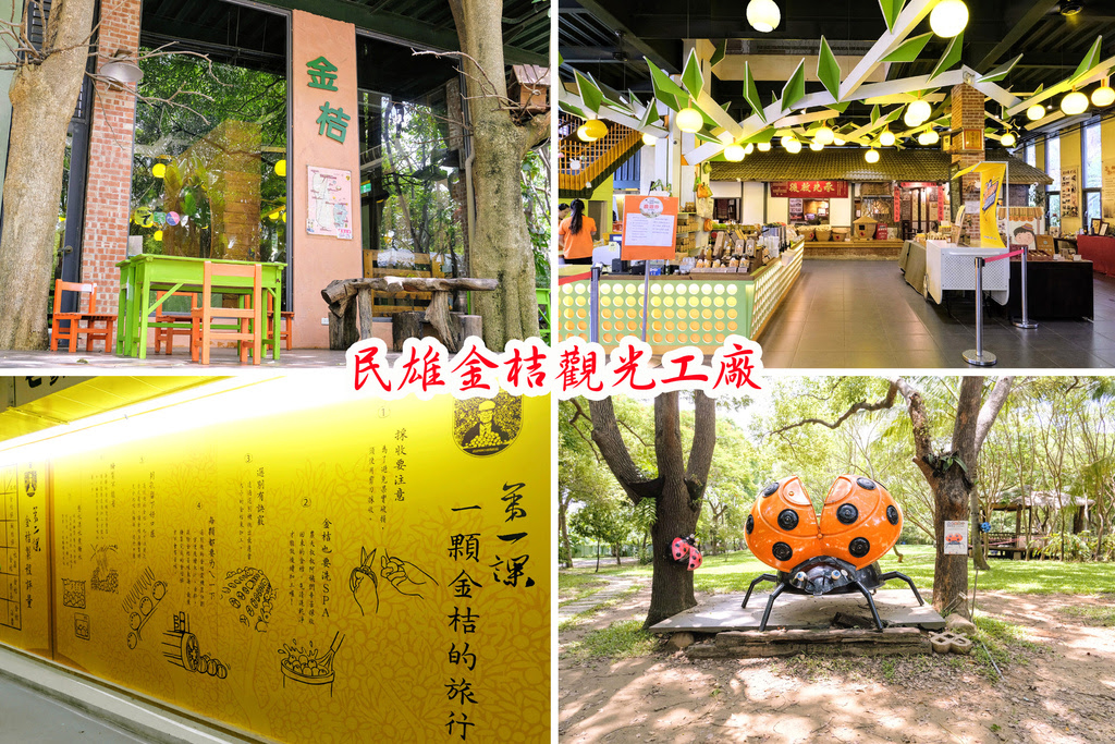 嘉義景點【民雄金桔觀光工廠】金桔果醬製作、兒童遊樂設施、免費金桔茶 | 金桔農莊