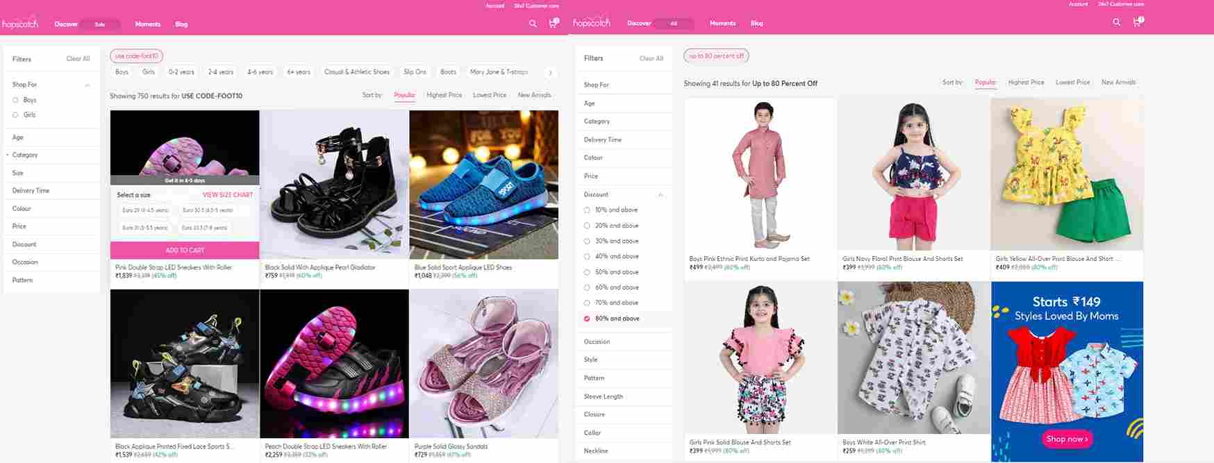 Hopscotch Coupon Code, & Offers Upto 60 OFF Promo Code September 2024