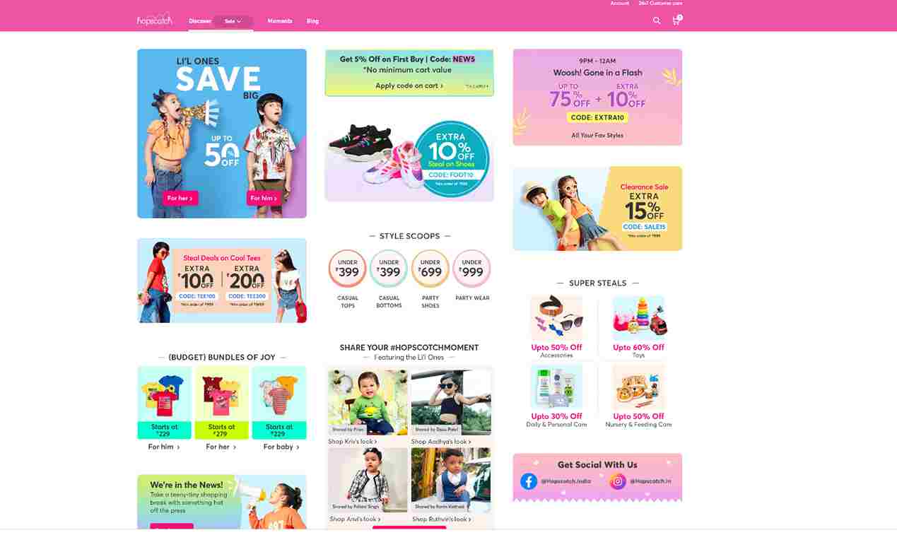 Hopscotch Coupon Code, & Offers Upto 60 OFF Promo Code September 2024