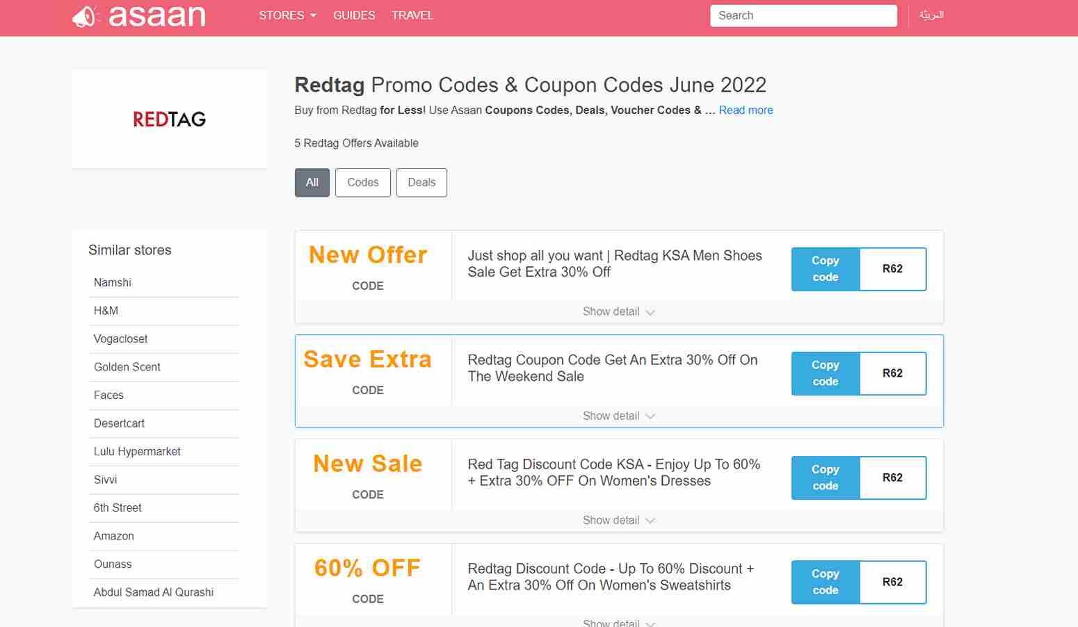 Redtag Coupon Code 40 OFF Redtag Promo Code September 2024