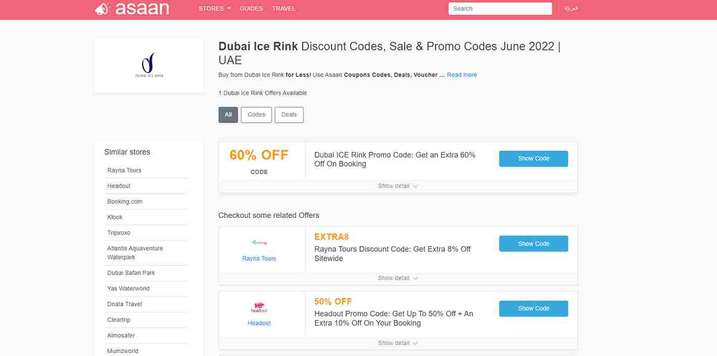 Dubai Ice Rink Coupon Codes Up To 60 Off June 2024 UAE