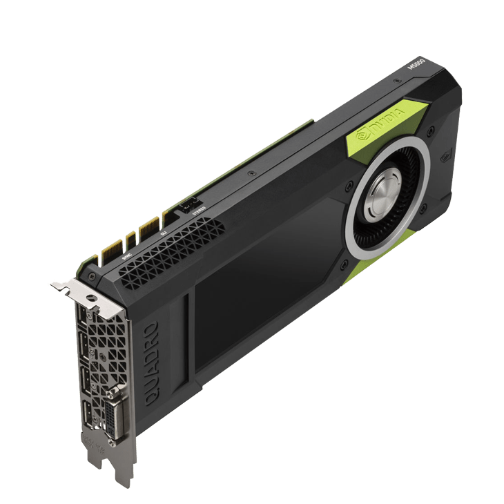 HP NVIDIA Quadro m5000 8gb GDDR 5 4x DisplayPort m6v53aa