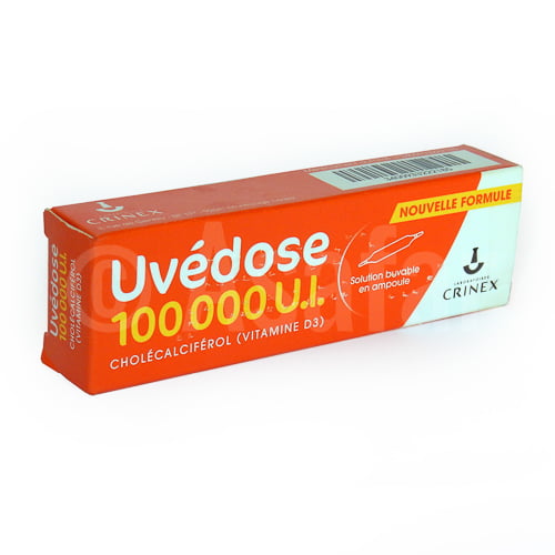 UVEDOSE, 100000 UI, 1 amp 2 ml Fiche médicament